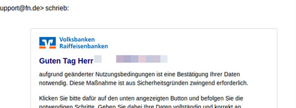 Phishing-Mail sicheres Online-Banking Phishing-Mail sicheres Online-Banking